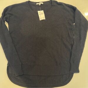Nordstrom Madewell Women's Black Textured Sweater